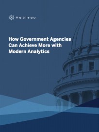 eBook: How government agencies can achieve more with modern analytics